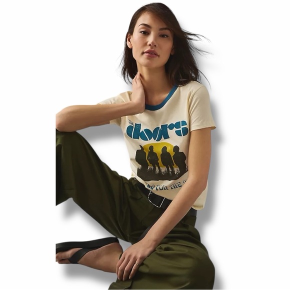 Anthropologie Letluv The Doors Ringer Tee - Picture 2 of 9